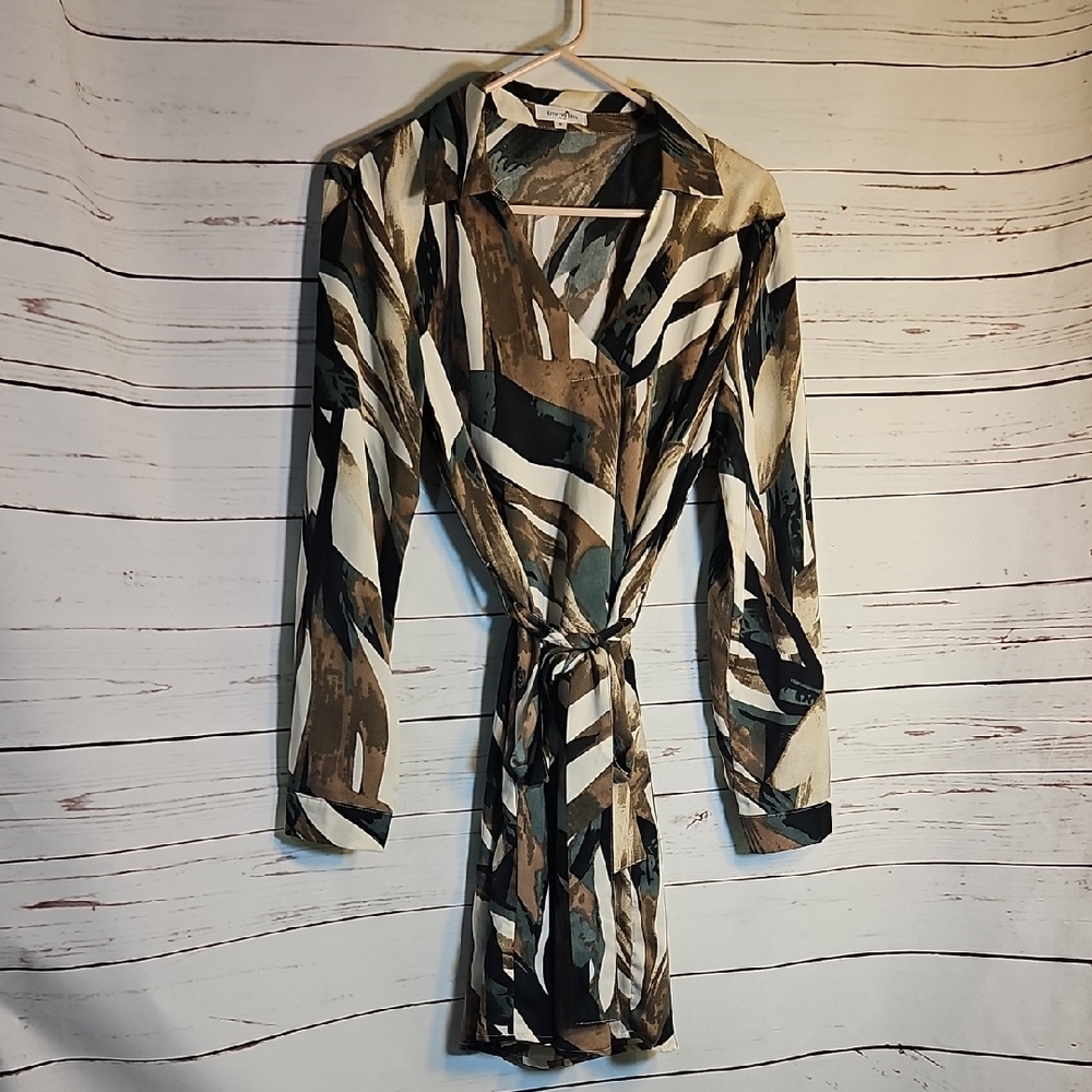 Emma Ella Women's Abstract Print Dress , small